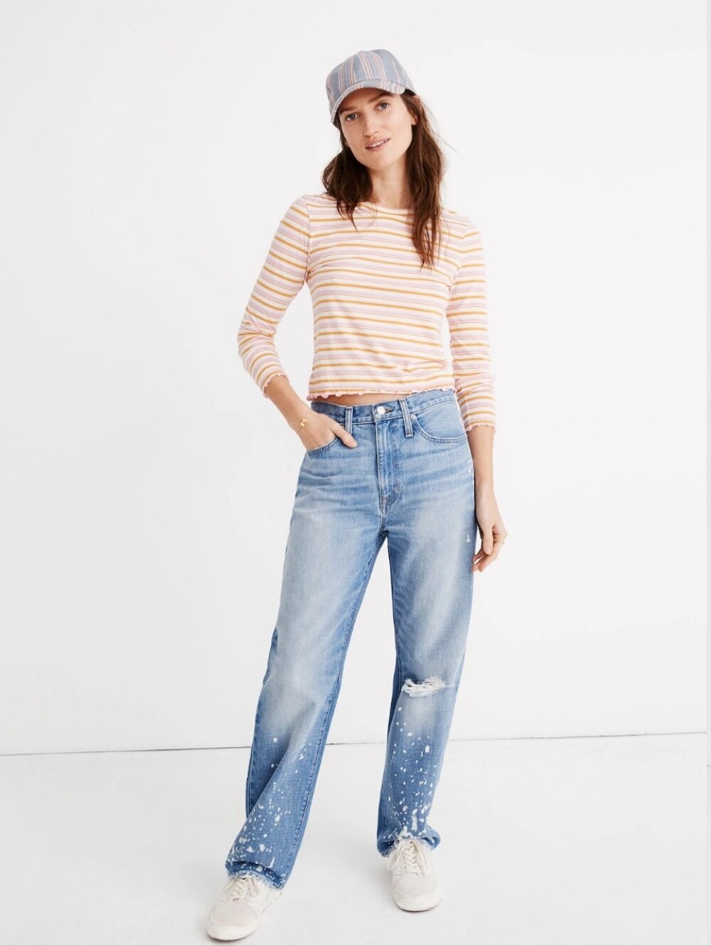 Madewell Dadjean Dad Jean Bleached Edition